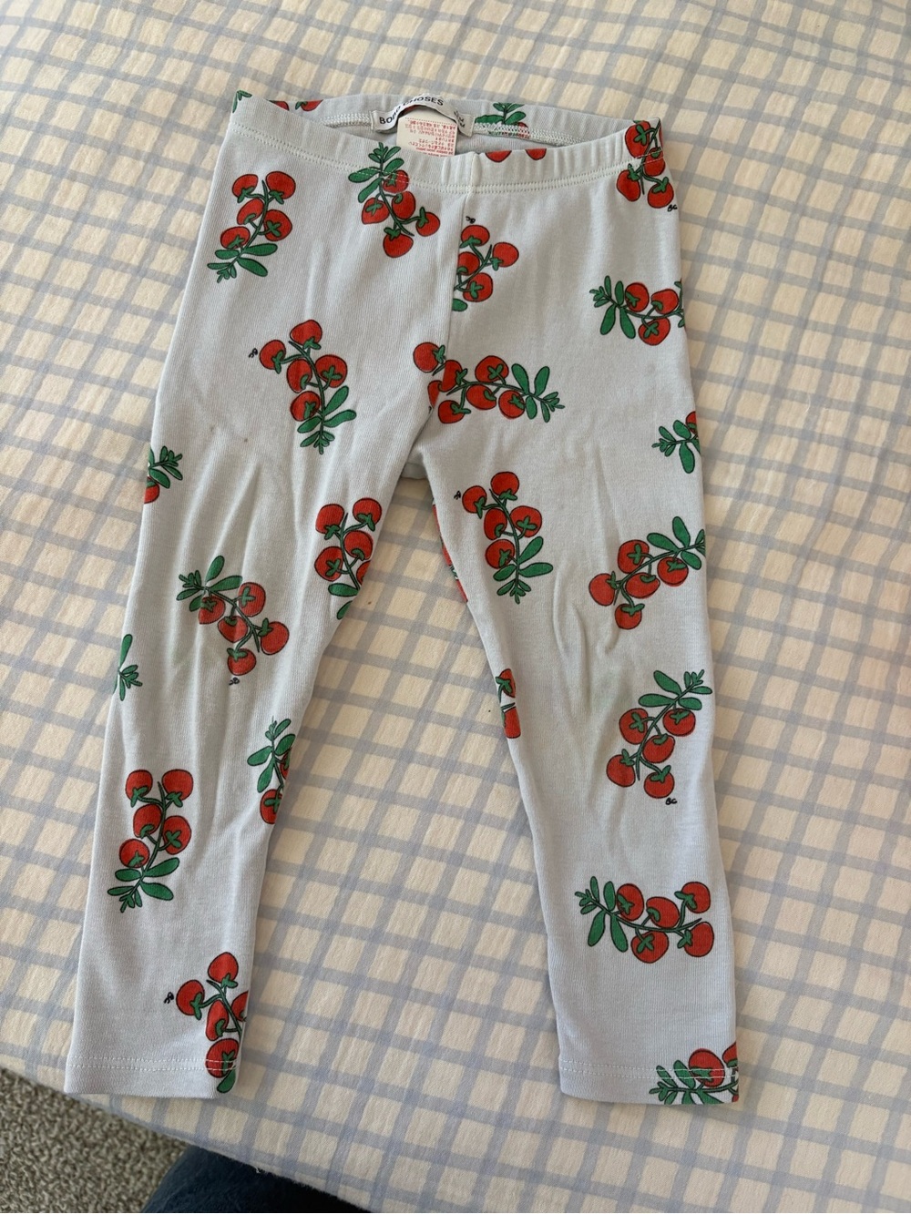 Bobo Choses Light Blue Tomato on the Vine Leggings